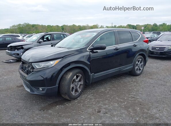7FARW1H5XJE017259 2018 HONDA CR-V Черный Передняя левая четверть
