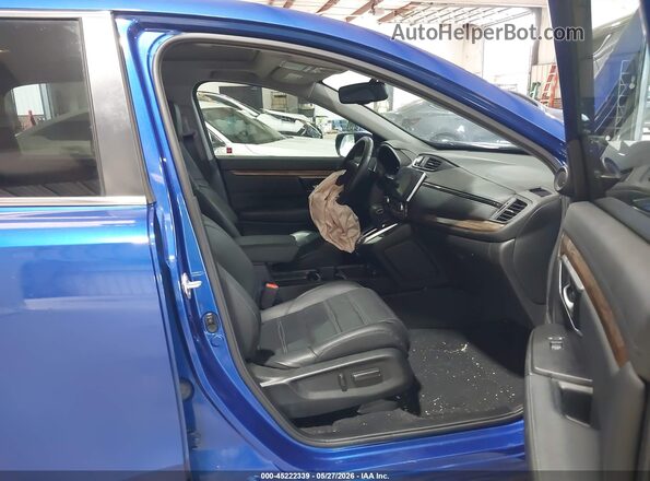 7FARW1H80NE014547 2022 HONDA CR-V Blue წინა სალონის ხედი