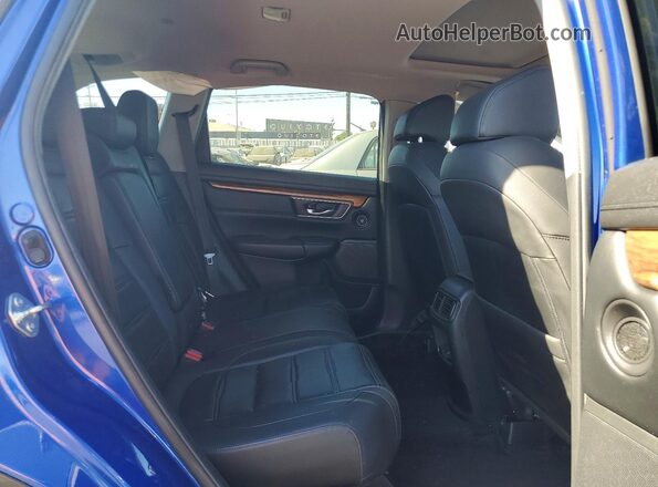 7FARW1H81LE012058 2020 HONDA CR-V Blue Widok wnętrza z tyłu