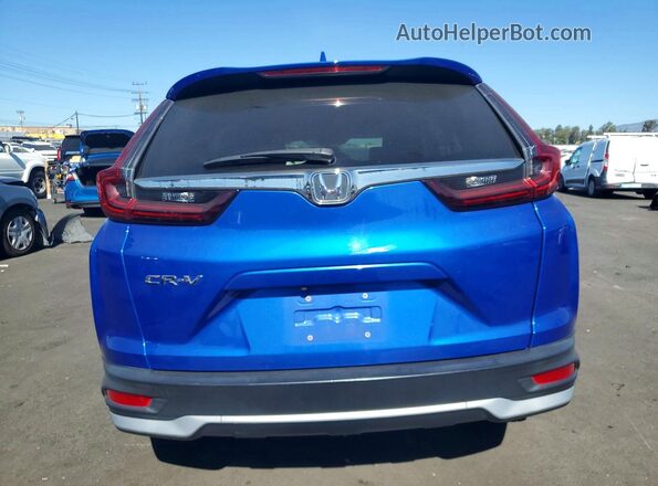 7FARW1H81LE012058 2020 HONDA CR-V Blue Widok z tyłu