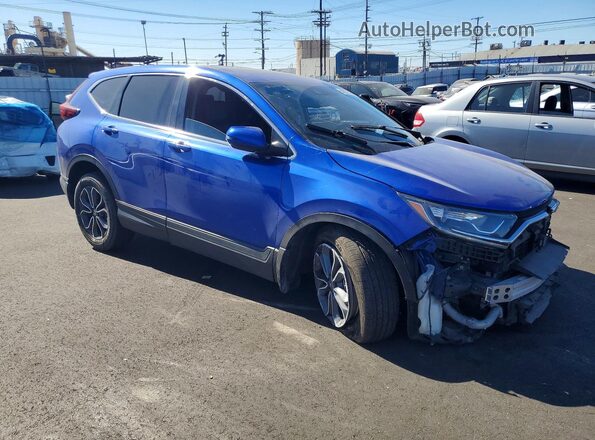 7FARW1H81LE012058 2020 HONDA CR-V Blue Przód prawy