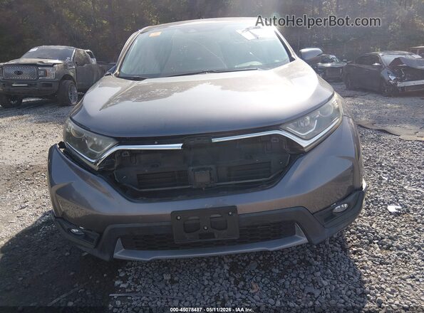 7FARW1H83JE006386 2018 HONDA CR-V Gray Widok zestawu wskaźników