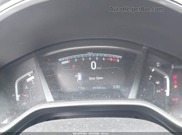 7FARW1H85JE056500 2018 HONDA CR-V Black Widok tylnych siedzeń