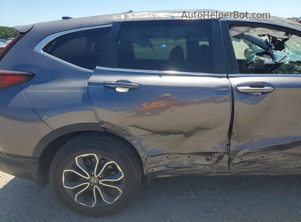 7FARW1H85ME000531 2021 HONDA CR-V Gray Вид задньої частини салону
