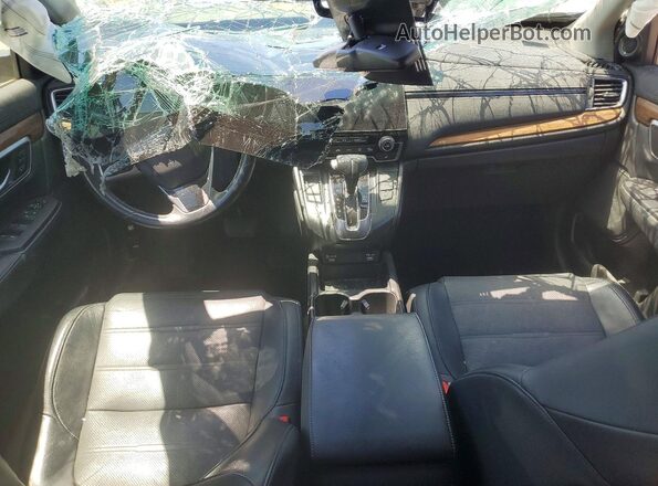7FARW1H85ME000531 2021 HONDA CR-V Gray Вид панелі приладів