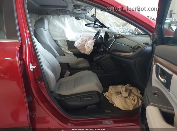 7FARW1H85NE014012 2022 HONDA CR-V Red Front interior view