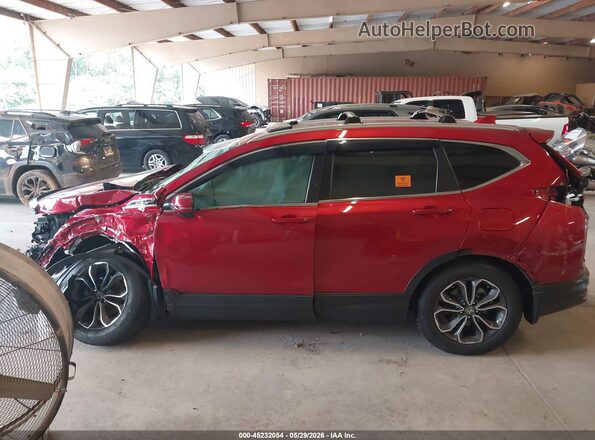 7FARW1H85NE014012 2022 HONDA CR-V Red 