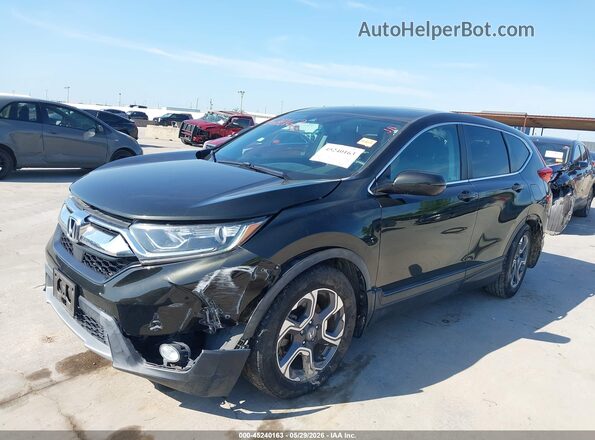 7FARW1H86JE033226 2018 HONDA CR-V Black წინა მარცხენა ხედი სამი მეოთხედიდან