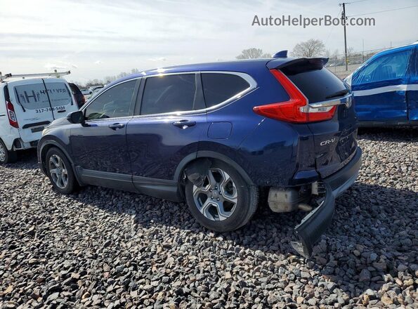 7FARW1H87HE036064 2017 HONDA CR-V Синий Задняя левая четверть