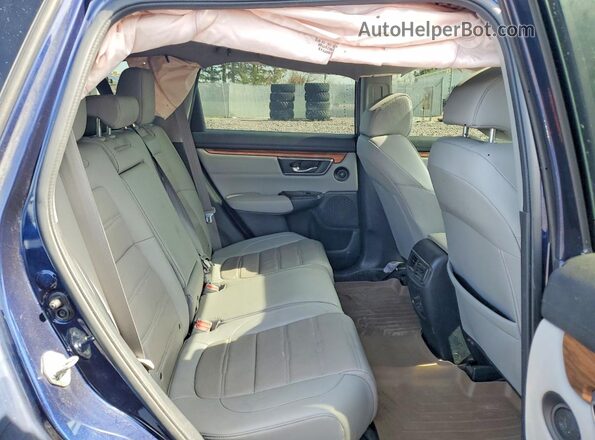 7FARW1H87HE036064 2017 HONDA CR-V Синий Вид задней части салона