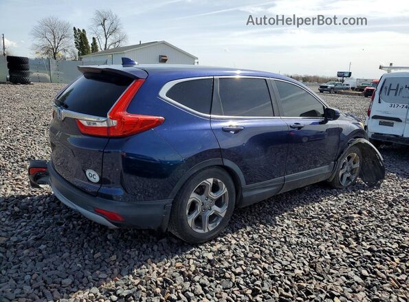 7FARW1H87HE036064 2017 HONDA CR-V Синий Задняя правая четверть