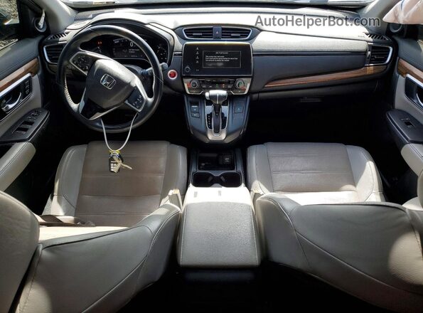7FARW1H87HE036064 2017 HONDA CR-V Синий Вид панели приборов