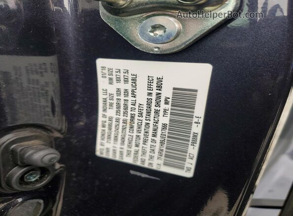7FARW1H89JE017666 2018 HONDA CR-V Charcoal 