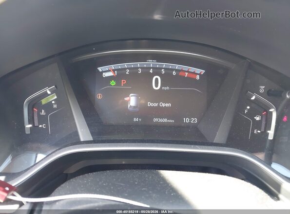 7FARW1H95KE009865 2019 HONDA CR-V Silver Հետևի նստատեղերի տեսք