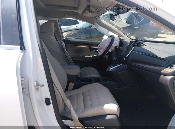 7FARW2H50KE022154 2019 HONDA CR-V White Vista interior delantera