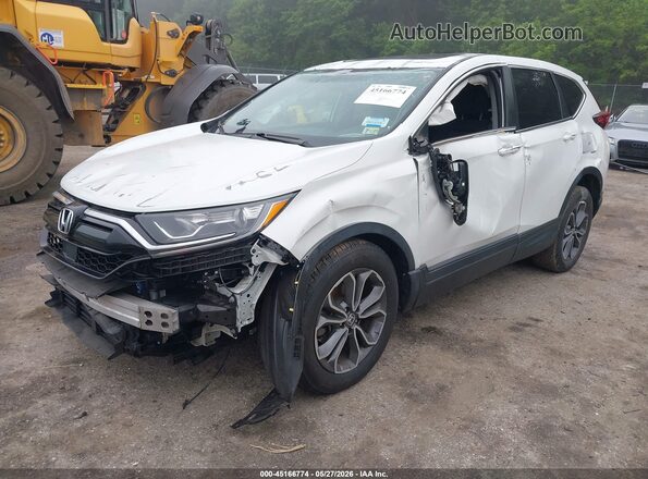 7FARW2H50NE055983 2022 HONDA CR-V Белый Передняя левая четверть