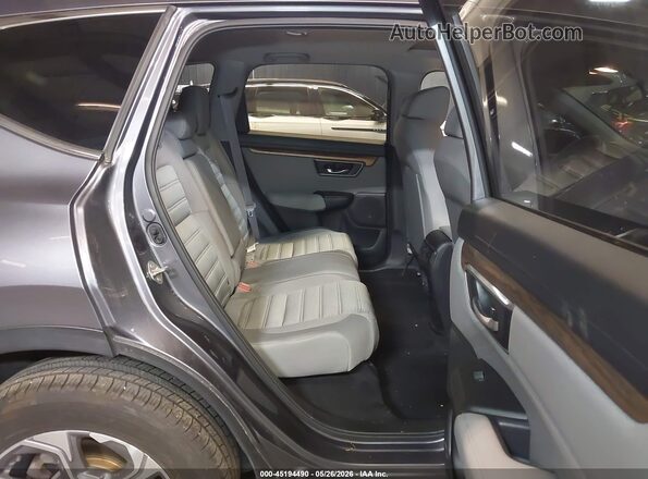 7FARW2H51KE016315 2019 HONDA CR-V Gray Widok naklejki z numerem VIN