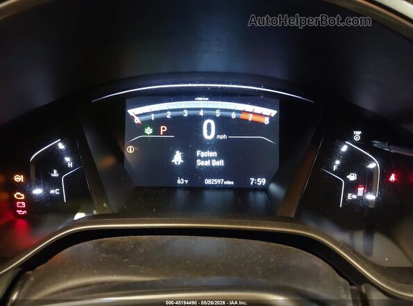 7FARW2H51KE016315 2019 HONDA CR-V Gray Widok tylnych siedzeń