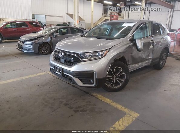 7FARW2H51NE015556 2022 HONDA CR-V Silver Vista tres cuartos delantera izquierda