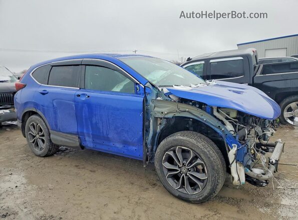 7FARW2H52LE020553 2020 HONDA CR-V Blue Przód prawy