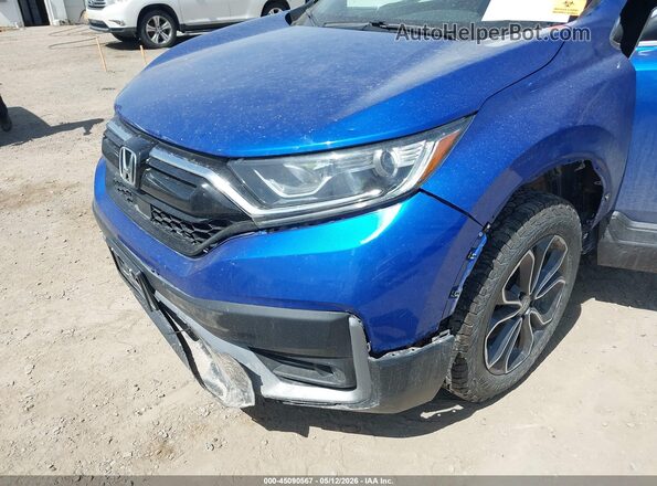 7FARW2H52ME007562 2021 HONDA CR-V Blue Widok z przodu