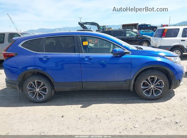 7FARW2H52ME007562 2021 HONDA CR-V Blue Widok wnętrza z tyłu