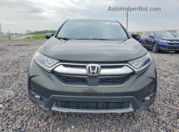 7FARW2H58JE016133 2018 HONDA CR-V Green Դիմացի տեսք