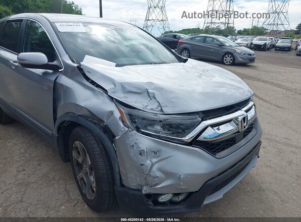 7FARW2H58KE027554 2019 HONDA CR-V Silver Front view