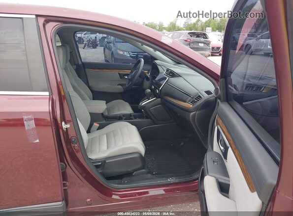 7FARW2H59KE004588 2019 HONDA CR-V Burgundy Widok wnętrza z przodu