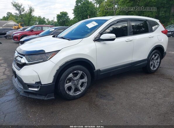 7FARW2H59KE016045 2019 HONDA CR-V White Передня ліва чверть