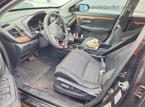 7FARW2H59KE040300 2019 HONDA CR-V Gray წინა სალონის ხედი