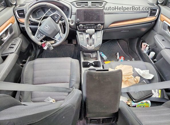 7FARW2H59KE040300 2019 HONDA CR-V Gray წინა პანელის ხედი