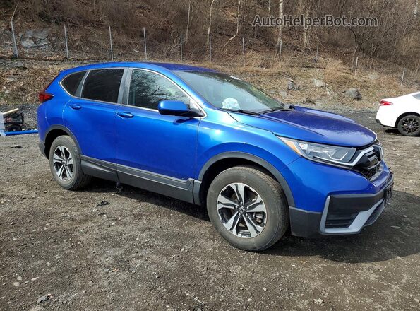 7FARW2H72ME030891 2021 HONDA CR-V Синий Передняя правая четверть