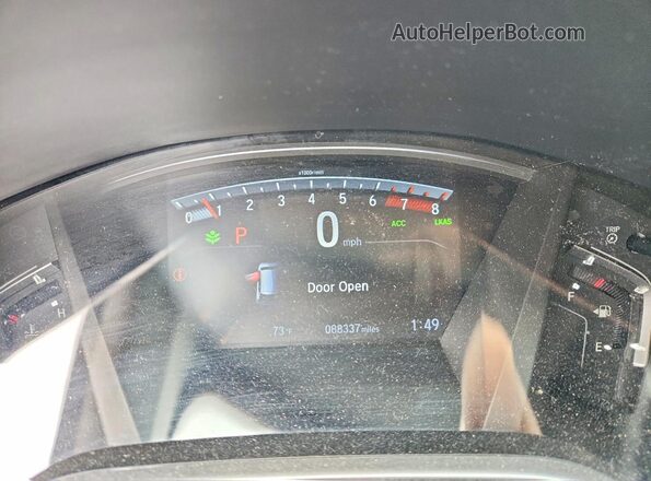 7FARW2H80JE066812 2018 HONDA CR-V Silver Vista del cuadro de instrumentos