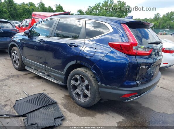 7FARW2H80JE098045 2018 HONDA CR-V Blue Հետևի ձախ