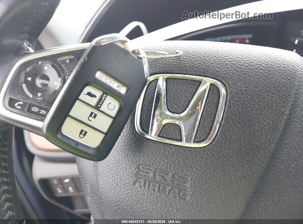 7FARW2H80JE098045 2018 HONDA CR-V Blue Առջևի վահանակի տեսք