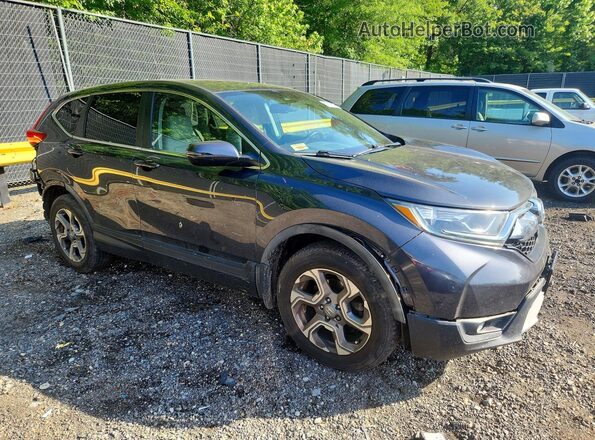 7FARW2H80KE032936 2019 HONDA CR-V Угольный Передняя правая четверть