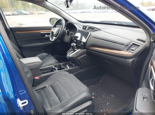 7FARW2H80ME001592 2021 HONDA CR-V Blue Widok wnętrza z przodu