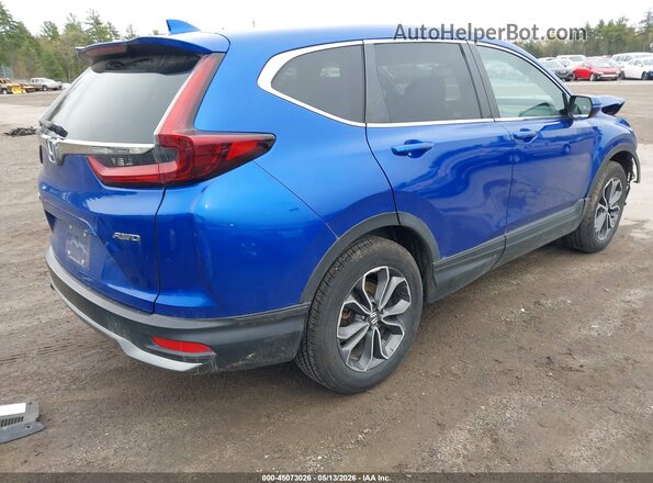 7FARW2H80ME001592 2021 HONDA CR-V Blue Tył prawy