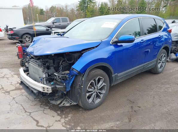 7FARW2H80ME001592 2021 HONDA CR-V Blue Przód lewy