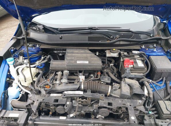 7FARW2H80ME001592 2021 HONDA CR-V Blue Widok z tyłu