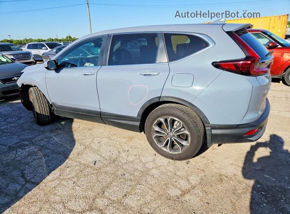 7FARW2H81ME033077 2021 HONDA CR-V Blue Trasero izquierdo