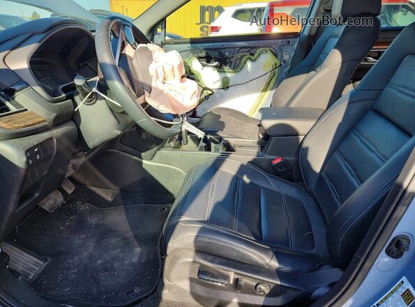 7FARW2H81ME033077 2021 HONDA CR-V Blue Vista interior delantera