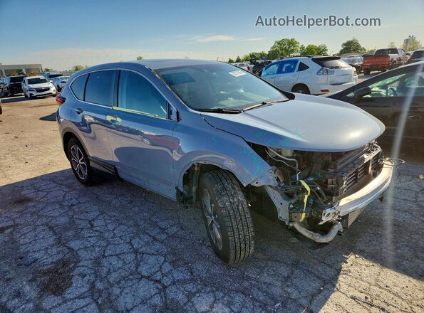 7FARW2H81ME033077 2021 HONDA CR-V Blue Delantero derecho