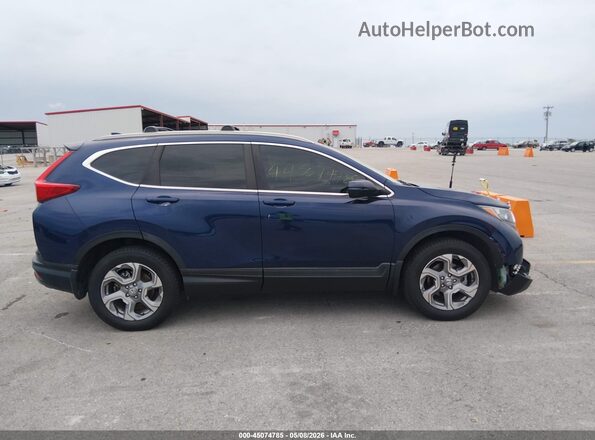 7FARW2H82JE060039 2018 HONDA CR-V Blue უკანა სალონის ხედი