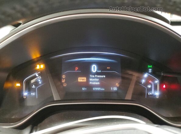 7FARW2H84KE045978 2019 HONDA CR-V White Instrument cluster view
