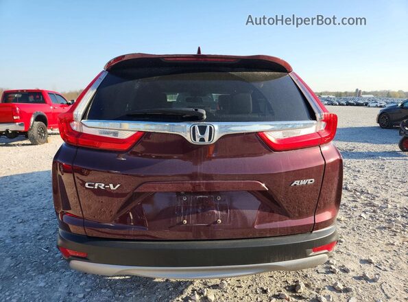 7FARW2H85JE091334 2018 HONDA CR-V Burgundy უკანა ხედი
