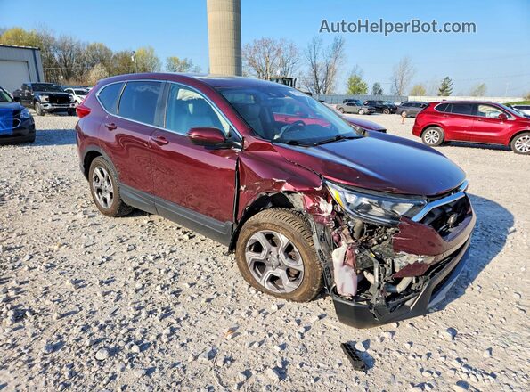 7FARW2H85JE091334 2018 HONDA CR-V Burgundy წინა მარჯვენა