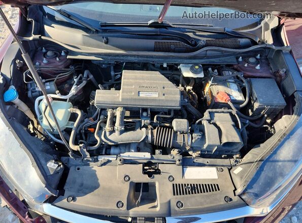 7FARW2H85JE091334 2018 HONDA CR-V Burgundy ძრავის განყოფილების ხედი