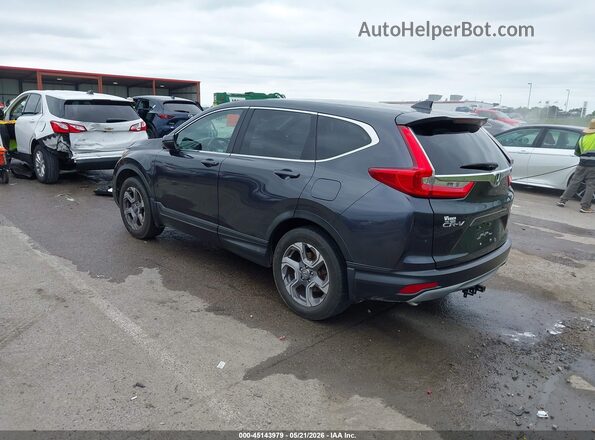 7FARW2H86JE030364 2018 HONDA CR-V Gray Rear left